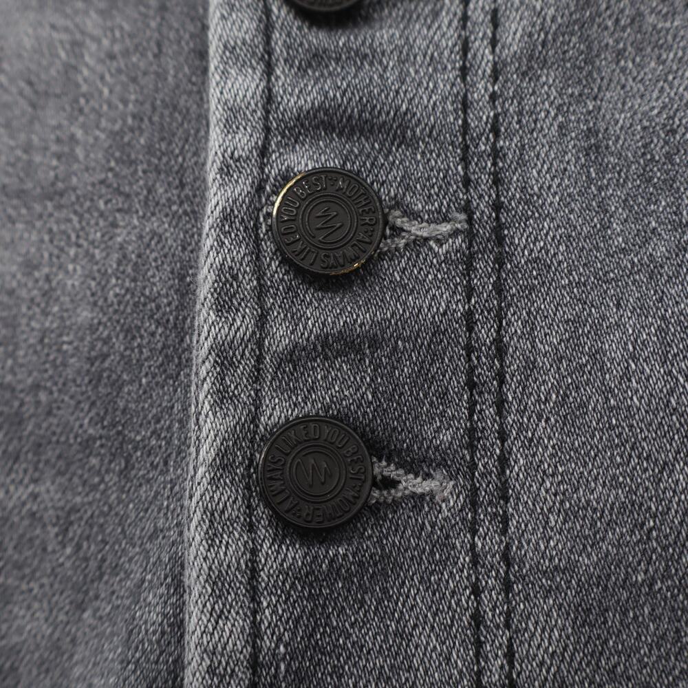 Mother Women The Pixie Dazzler Ankle Fray Button Fly Digging up Dirt Grey Sz 30 - Picture 5 of 12